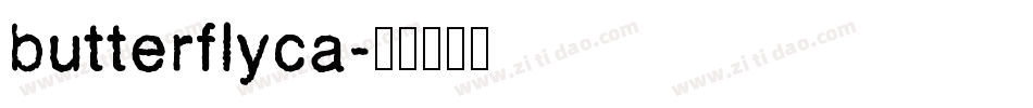 butterflyca字体转换