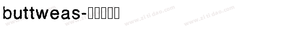 buttweas字体转换