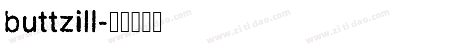 buttzill字体转换