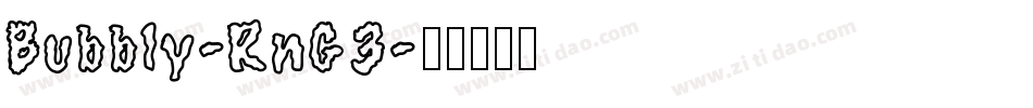 Bubbly-RnG3字体转换