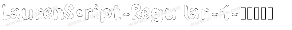 LaurenScript-Regular-1字体转换