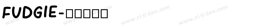 Fudgie字体转换