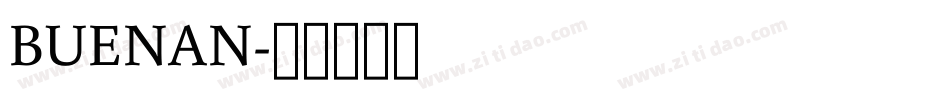 BUENAN字体转换