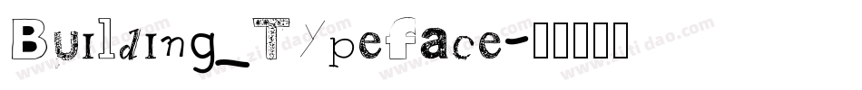 Building_Typeface字体转换