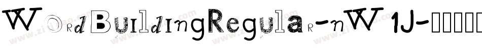 WordBuildingRegular-nW1J字体转换