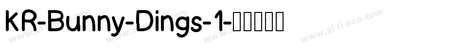 KR-Bunny-Dings-1字体转换