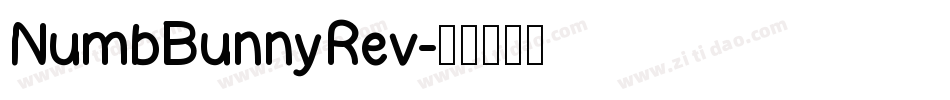 NumbBunnyRev字体转换