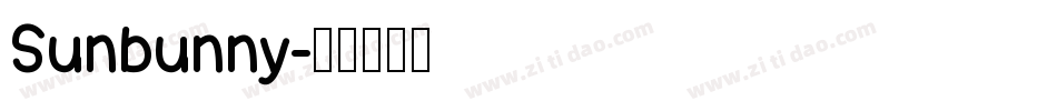 Sunbunny字体转换