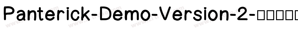 Panterick-Demo-Version-2字体转换