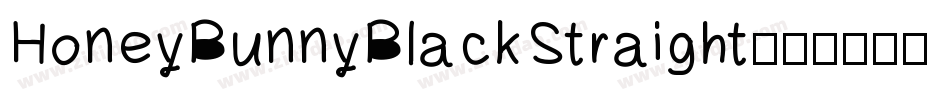 HoneyBunnyBlackStraight字体转换