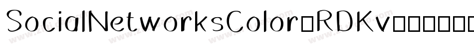 SocialNetworksColor-RDKv字体转换