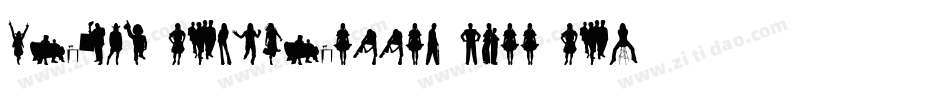 Human-Silhouettes-Free-Six字体转换