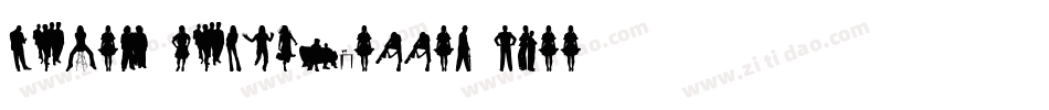Mixed-Silhouettes-Free字体转换