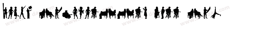 Human-Silhouettes-Free-Six字体转换