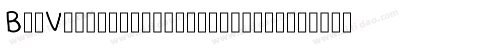 Bw-Vivant-bw-vivant-black字体转换