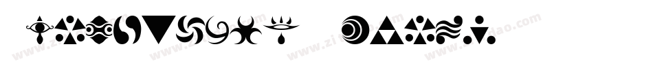 GeographicSymbols字体转换