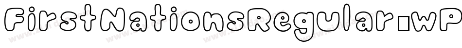 FirstNationsRegular-wPBx字体转换
