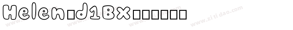 Helen-d1Bx字体转换