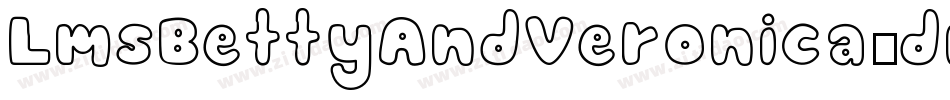 LmsBettyAndVeronica-dnBx字体转换