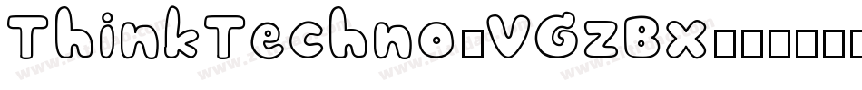 ThinkTechno-VGzBx字体转换