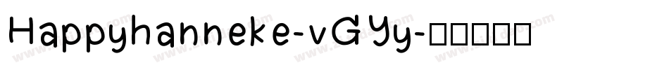 Happyhanneke-vGYy字体转换