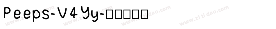 Peeps-V4Yy字体转换