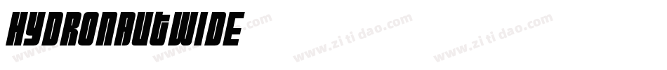 hydronautwide字体转换