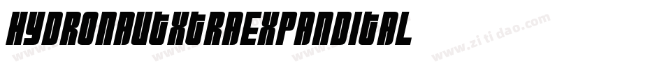 hydronautxtraexpandital字体转换