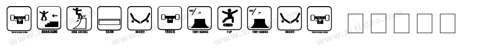 SKATERDUDES字体转换
