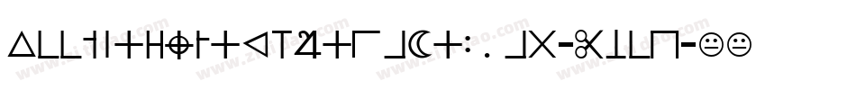 IlluminatiNoviceCipher-8qlA字体转换