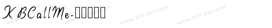 KBCallMe字体转换