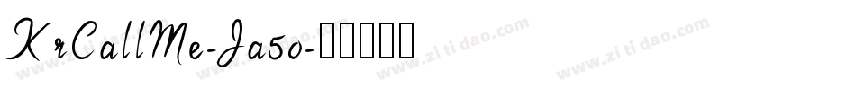 KrCallMe-Ja5o字体转换