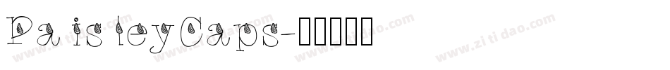 PaisleyCaps字体转换