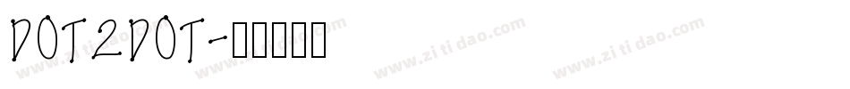 DOT2DOT字体转换