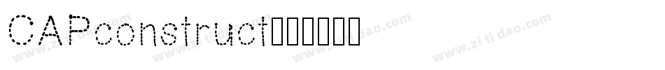 CAPconstruct字体转换