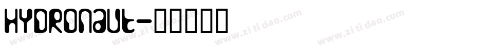 hydronaut字体转换