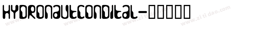 hydronautcondital字体转换
