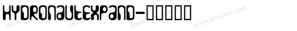 hydronautexpand字体转换