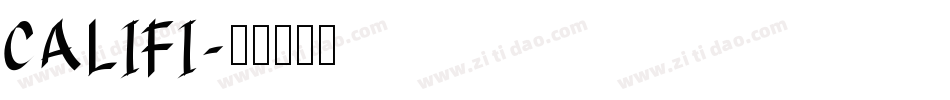 CALIFI字体转换