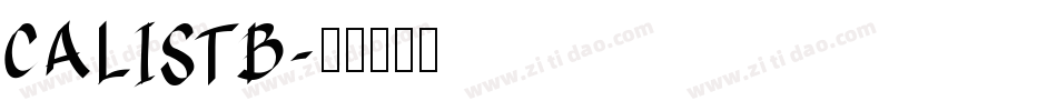 CALISTB字体转换