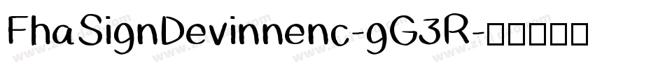 FhaSignDevinnenc-gG3R字体转换