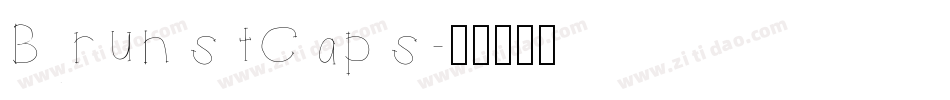 BrunstCaps字体转换