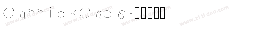 CarrickCaps字体转换