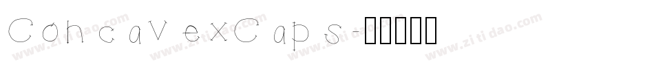 ConcavexCaps字体转换