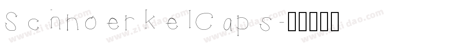 SchnoerkelCaps字体转换