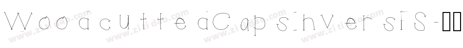 WoodcuttedCapsInversFS字体转换