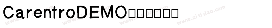 CarentroDEMO字体转换