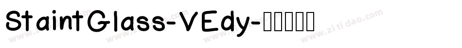 StaintGlass-VEdy字体转换