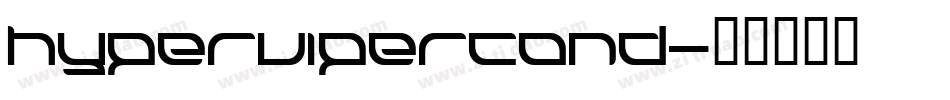 hypervipercond字体转换