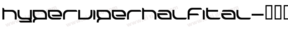 hyperviperhalfital字体转换